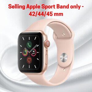 Apple Watch Pink Sand Sport Band 42/44/45mm Excellent Condition Authentic
